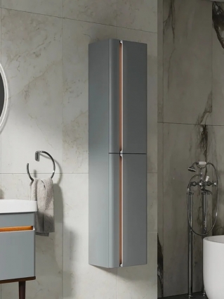 Шкаф-пенал для ванной EQUIL Elegante 36 R/L мэйджик, дуб голиано