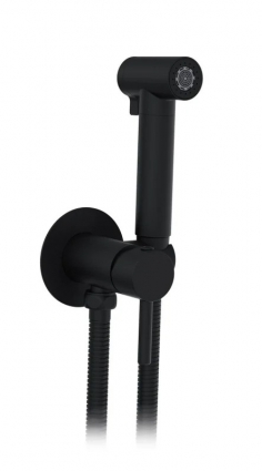 Гигиенический душ AltroBagno Modern AltroBagnoModern060119MB со смесителем, С ВНУТРЕННЕЙ ЧАСТЬЮ, матовый черный