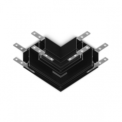 Коннектор L-образный встраиваемый Ambrella Light Track System Magnetic 220V GL1046