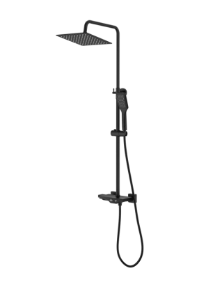 Душевая стойка SantiLine SL-9008MB черный матовый