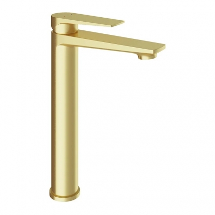 Смеситель для раковины Aqueduto Linha LIN0350 шлифованное золото