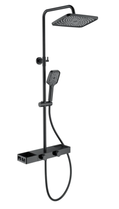 Душевая стойка Wonzon & Woghand WW-B3552-MB матовая черная