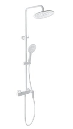 Душевая стойка Wonzon & Woghand WW-B3517-MW матовая белая