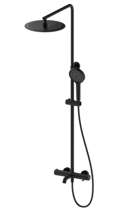 Душевая стойка Wonzon & Woghand Stick WW-88739017-MB матовая черная