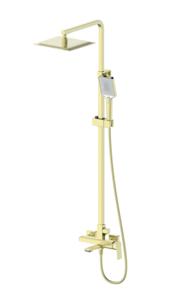 Душевая стойка Wonzon & Woghand Diamond WW-88739011-BG брашированное золото