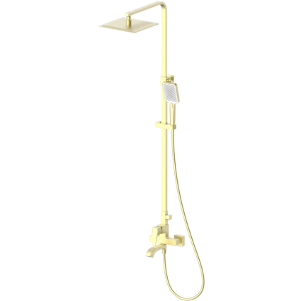 Душевая стойка Wonzon & Woghand Flex WW-88047072-BG брашированное золото
