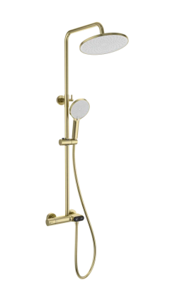 Душевая стойка Wonzon & Woghand Muse WW-B2091-A-BG брашированное золото