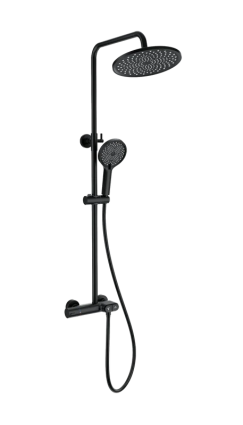 Душевая стойка Wonzon & Woghand Muse WW-B2091-A-MB матовая черная