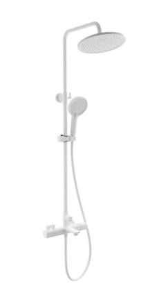 Душевая стойка Wonzon & Woghand Solid WW-C3011-A-MW матовая белая