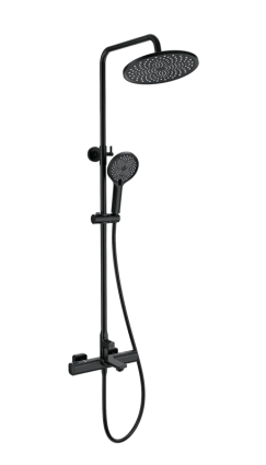 Душевая стойка Wonzon & Woghand Solid WW-C3011-A-MB матовая черная