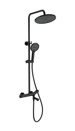 Душевая стойка Wonzon & Woghand WW-B3057-A-MB матовая черная