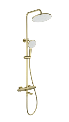 Душевая стойка Wonzon & Woghand Neo WW-B3046-A1-BG брашированное золото