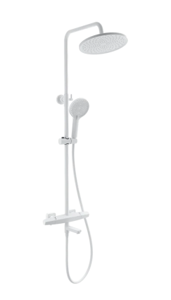 Душевая стойка Wonzon & Woghand Neo WW-B3046-A1-MW матовая белая