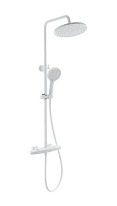 Душевая стойка Wonzon & Woghand Neo WW-B3045-A-MW матовая белая