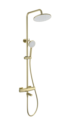 Душевая стойка Wonzon & Woghand Neo WW-B3035-A3-BG брашированное золото