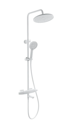 Душевая стойка Wonzon & Woghand Neo WW-B3035-A2-MW матовая белая