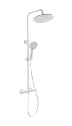 Душевая стойка Wonzon & Woghand Inn WW-B3013-T1-MW матовая белая