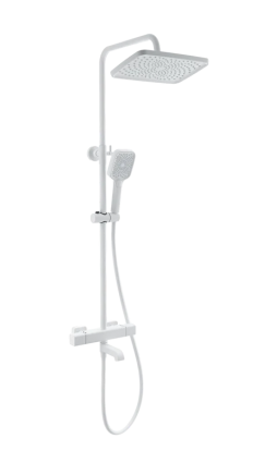Душевая стойка Wonzon & Woghand Stay WW-B3016-T1-MW матовая белая