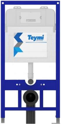 Инсталляция для унитаза Teymi Aina T70011 крепление к полу и стене