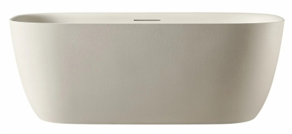 Ванна из искусственного камня AltroBagno Luciana 090223 170x80 см, отдельностоящая, овальная, на ножках, с донным клапаном