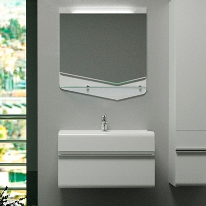 Мебель для ванной Velvex Crystal Cub 70 подвесная, белая