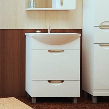 Тумба с раковиной Velvex Belvento Quadro 60