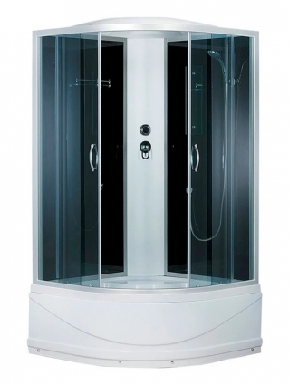 Душевая кабина Erlit Comfort ER3509TP-C2-RUS с высоким поддоном, с сиденьем