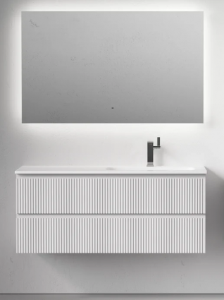 Мебель для ванной комнаты Sancos Snob R 120 R подвесная, bianco