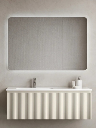 Мебель для ванной комнаты Sancos Snob R 1.0 100, L beige soft