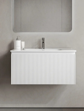 Тумба с раковиной Sancos Snob R 1.0 80 bianco