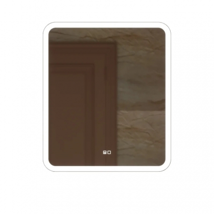 Зеркало MIXLINE "Стив-2" 600*700 (ШВ) сенсорный выключатель, светодиодная подсветка + подогрев