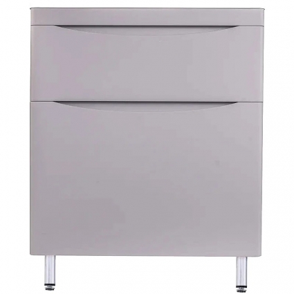 Тумба с раковиной Creto Oro 70 напольная, grey