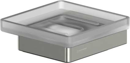 Мыльница WHITECROSS Cubo CU2420NIB настенная, стеклянная