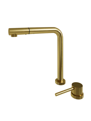 Смеситель для кухни Emar PVD ЕС - 7027 PVD golden