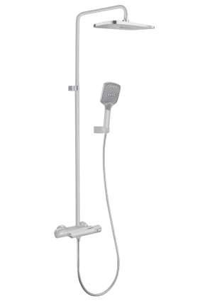Душевая стойка Milleau Double MLV8223PDD-MW матовый белый