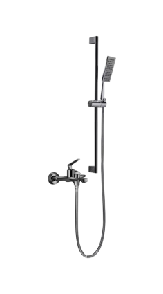 Смеситель для ванны с душем Milleau Cristal MLV6223BD-GM для ванны с душем, gun metal