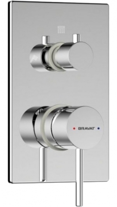 Смеситель Bravat Arc P69193C-2-ENG для ванны с душем