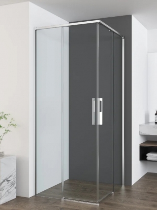 Душевой уголок Vincea Ultima VSS-7UL9090CL 90х90 см, профиль хром, стекло прозрачное