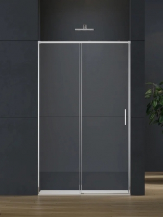 Душевая дверь в нишу Vincea Soft 2 VDS-3SO2110CL 110 см, профиль хром, стекло прозрачное