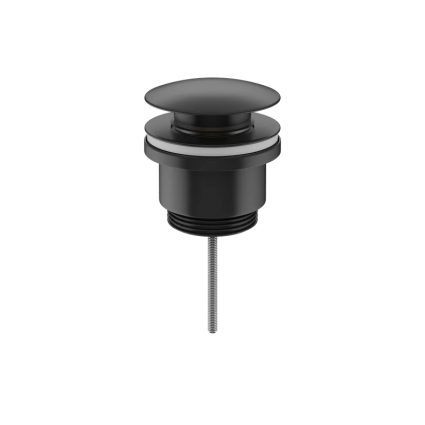Донный клапан Ceramica Nova, click-clack, черный матовый, 70003MBb