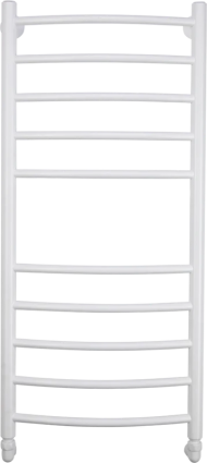 Полотенцесушитель водяной Comfysan Noumi W-10 100х40 100x45 см, матовый белый, лесенка