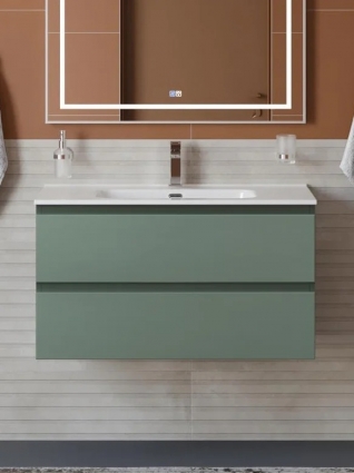 Тумба под раковину без столешницы BelBagno Kraft 80 подвесная, матовая еловая
