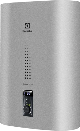 Накопительный водонагреватель Electrolux Centurio IQ Inverter 30 EWH Silver электрический, 30 л, настенный, универсальная ориентация, сухой ТЭН, серебристый