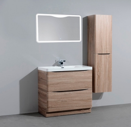 Мебель для ванной BelBagno Ancona-N 100 rovere bianco напольная