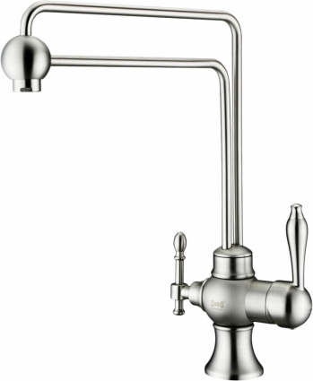 Смеситель Zorg Sanitary ZR 345 YF Satin для кухонной мойки