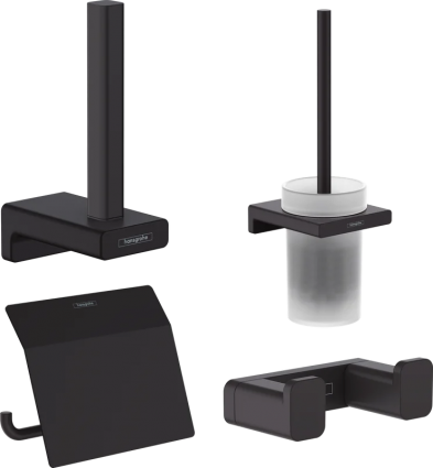 Набор Ершик Hansgrohe AddStoris 41752670 + Держатель 41753670 + Держатель 41756670 + Крючок 41755670