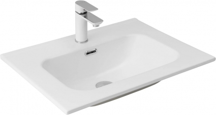 Раковина-столешница Aquanet 60 белый мат. (330429)