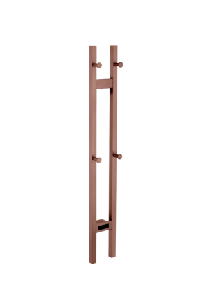 Полотенцесушитель электрический Boheme 728-CB 120x15 см, скрытое подключение, брашированная медь, I-образный