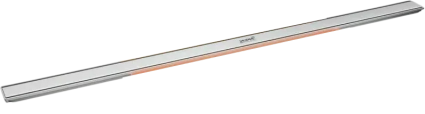 Душевой трап (лоток) Huppe Virtuoso 47H0032000000007 85 см, решетка матовый сатин, с сифоном