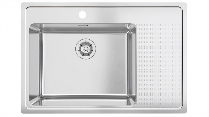 Мойка кухонная Alveus 50L 776x520x190 нержавеющая сталь